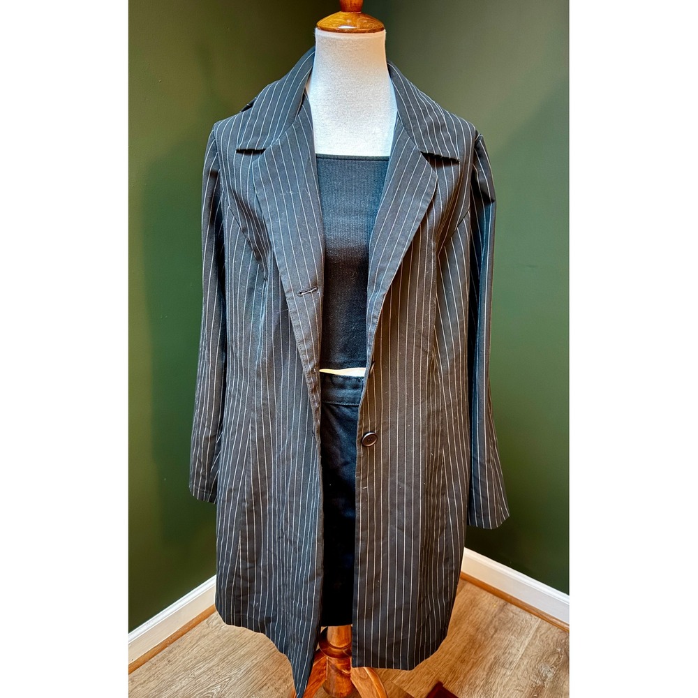 Monroe & Main Pinstripe Blazer Dress Coat Women's 18W